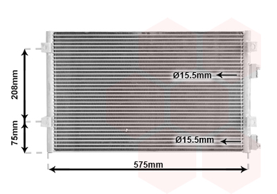 Airco condensor Van Wezel 07005103