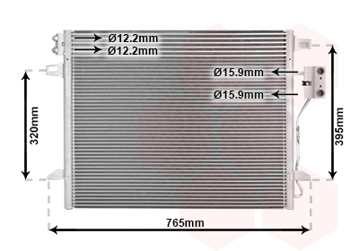 Airco condensor Van Wezel 07005106