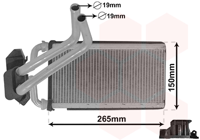 Kachelradiateur Van Wezel 07006140