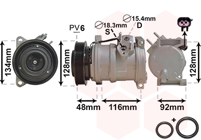 Van Wezel Airco compressor 0700K102