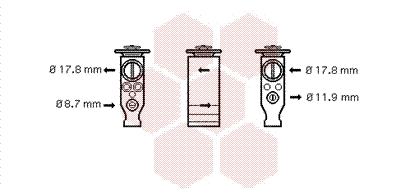 Airco expansieklep Van Wezel 09001244