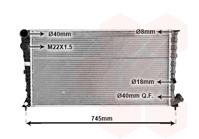 Radiateur Van Wezel 09002142