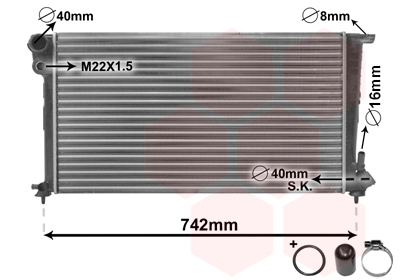 Van Wezel Radiateur 09002159