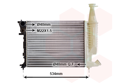 Van Wezel Radiateur 09002149