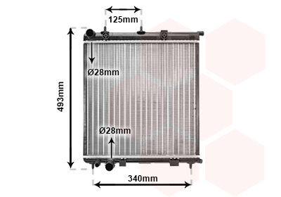 Radiateur Van Wezel 09002187