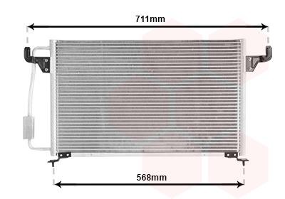 Airco condensor Van Wezel 09005085