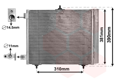 Airco condensor Van Wezel 09005205