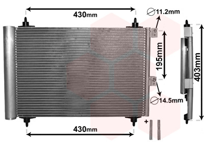 Van Wezel Airco condensor 09005241