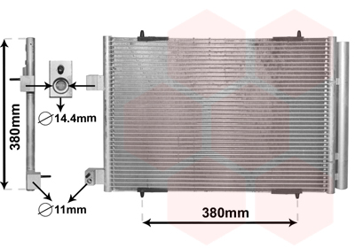 Airco condensor Van Wezel 09005274