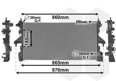 Radiateur Van Wezel 09012705