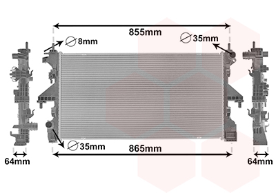 Radiateur Van Wezel 09012712