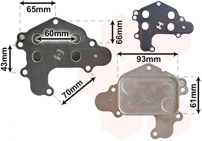 Van Wezel Oliekoeler motorolie 09013702