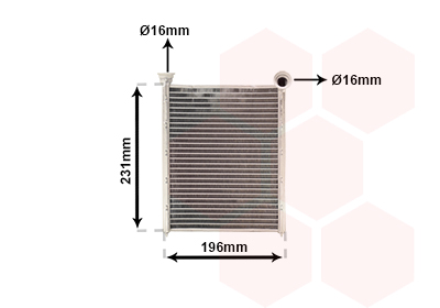 Kachelradiateur Van Wezel 09016703