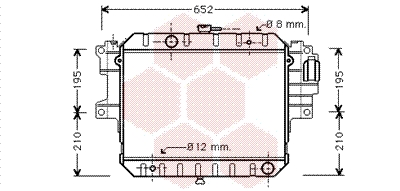 Radiateur Van Wezel 11002028