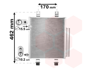 Airco condensor Van Wezel 11005072