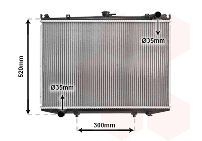 Radiateur Van Wezel 13002041