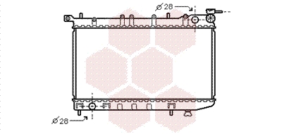 Radiateur Van Wezel 13002123