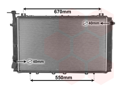 Radiateur Van Wezel 13002150