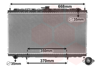 Radiateur Van Wezel 13002181