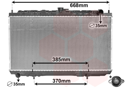 Van Wezel Radiateur 13002216