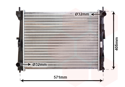 Radiateur Van Wezel 13002235