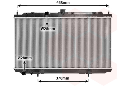 Radiateur Van Wezel 13002237