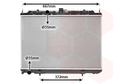 Radiateur Van Wezel 13002238