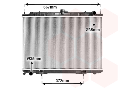 Radiateur Van Wezel 13002241