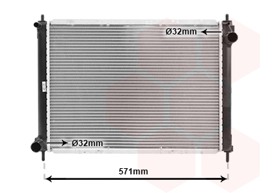 Radiateur Van Wezel 13002250