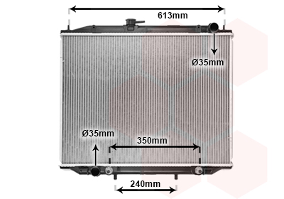 Radiateur Van Wezel 13002262