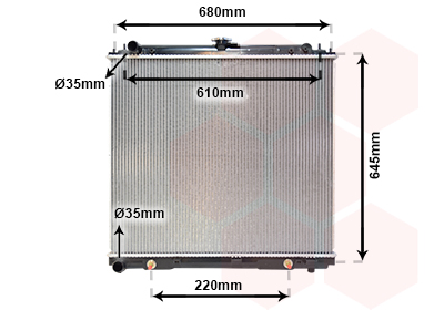 Radiateur Van Wezel 13002297