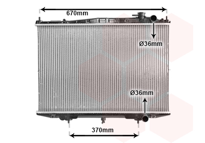 Radiateur Van Wezel 13002308