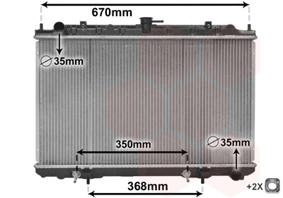 Van Wezel Radiateur 13002320