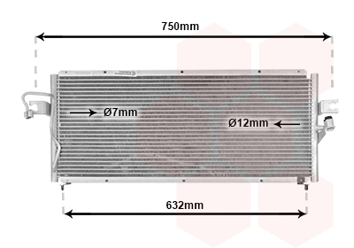 Airco condensor Van Wezel 13005164