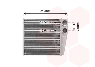 Kachelradiateur Van Wezel 13006256