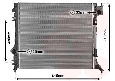 Radiateur Van Wezel 13012704