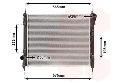 Radiateur Van Wezel 13012711