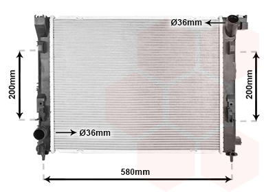 Radiateur Van Wezel 13012715