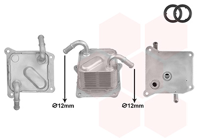 Oliekoeler motorolie Van Wezel 13013707