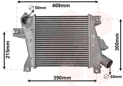 Interkoeler Van Wezel 13014700