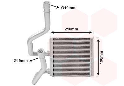 Kachelradiateur Van Wezel 13016700