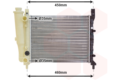 Radiateur Van Wezel 17002039