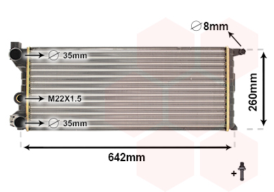 Van Wezel Radiateur 17002074