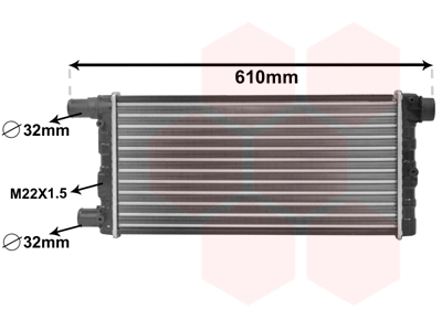 Radiateur Van Wezel 17002115