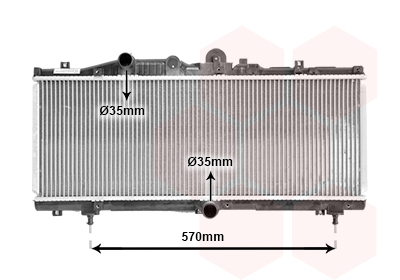 Radiateur Van Wezel 17002166