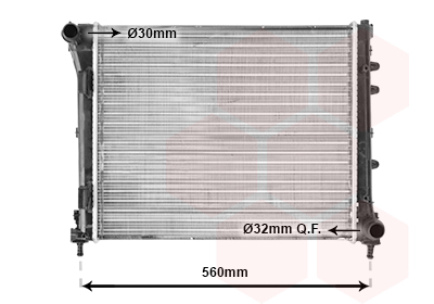 Radiateur Van Wezel 17002346