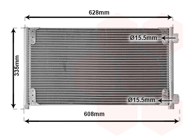 Airco condensor Van Wezel 17005213