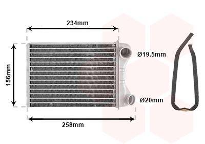 Van Wezel Kachelradiateur 17006242