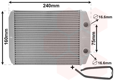 Van Wezel Kachelradiateur 17016700