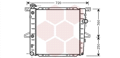 Radiateur Van Wezel 18002026